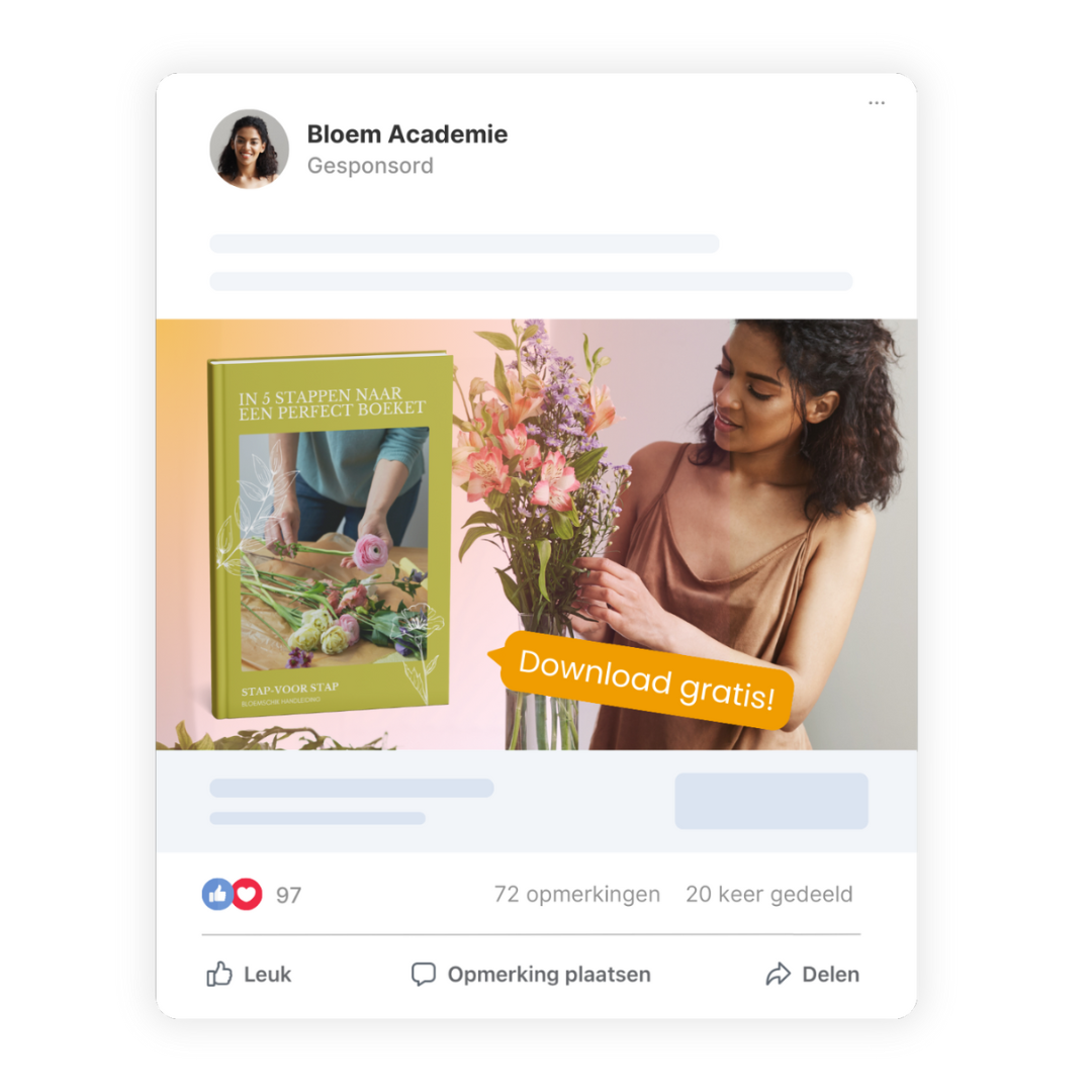 social media advertentie